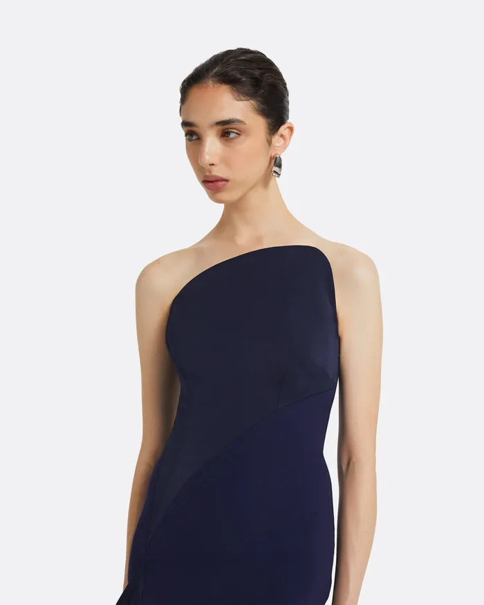 Dresses Safiyaa Women Bengi Azurite Blue Long Dress Azurite Blue