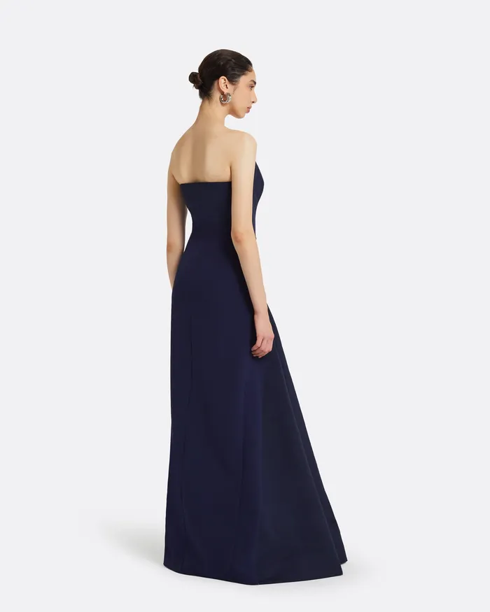 Dresses Safiyaa Women Bengi Azurite Blue Long Dress Azurite Blue