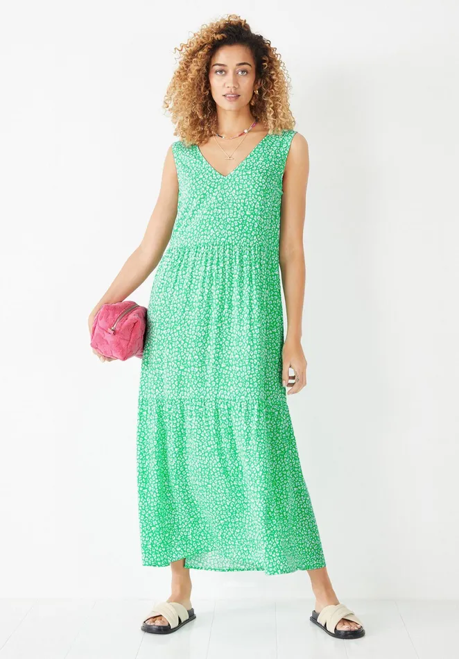 Dresses Women Hush Penelope Sleeveless Dress Graphic Leopard Green