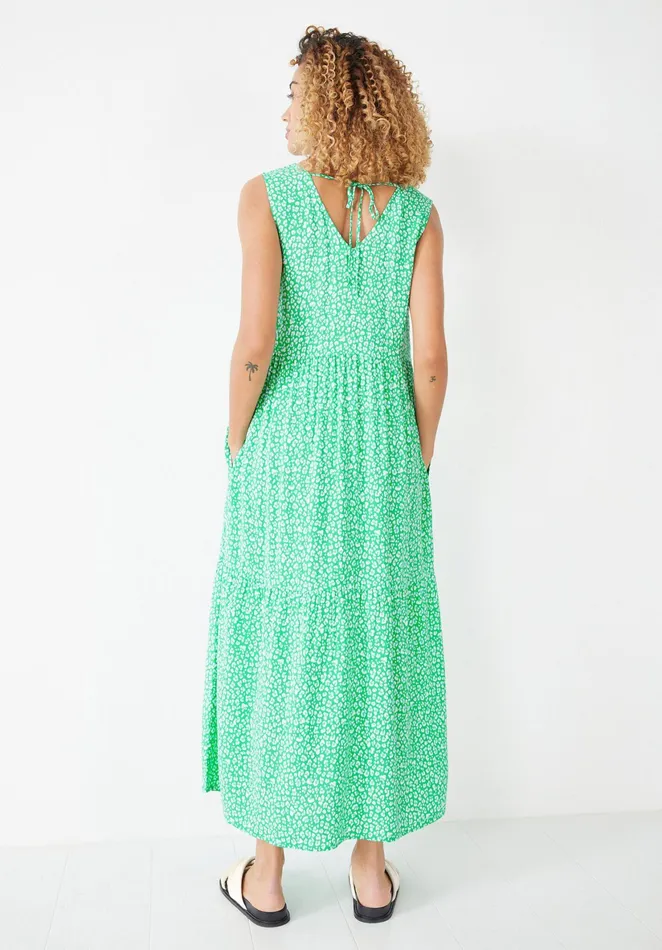 Dresses Women Hush Penelope Sleeveless Dress Graphic Leopard Green