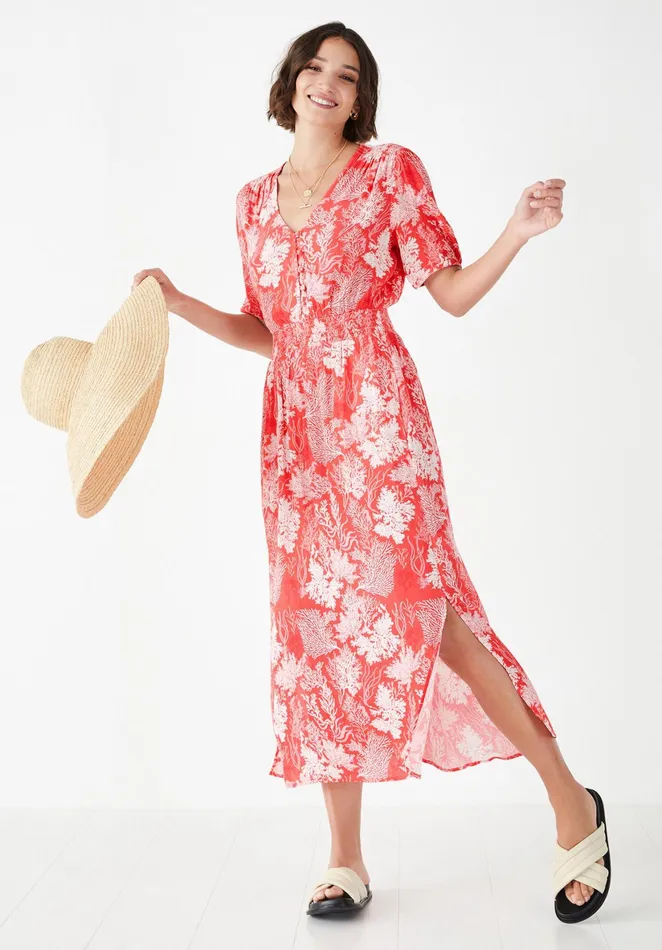 Dresses Women Hush Pip Midi Dress Pink Coral Reef