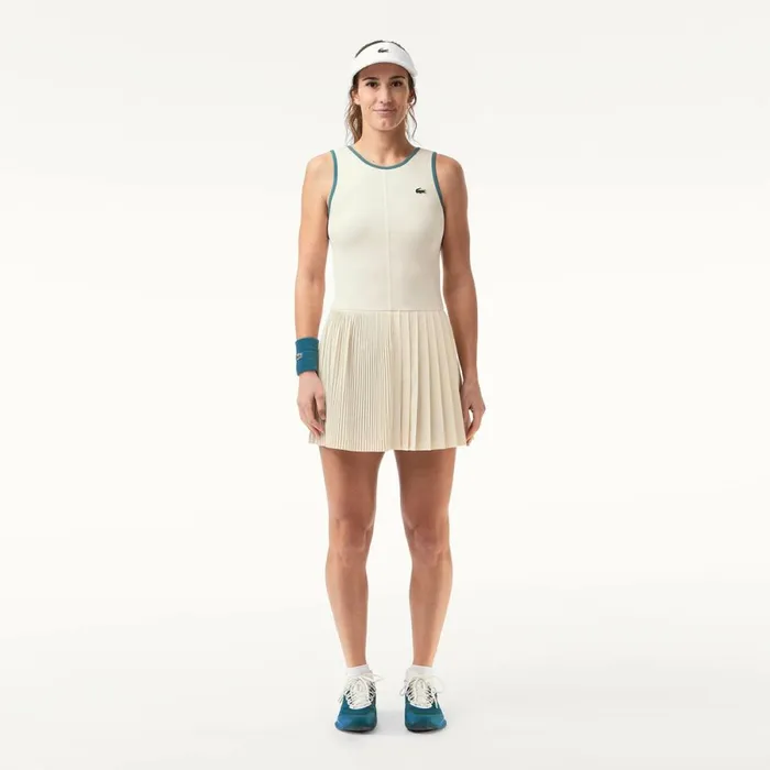 Dresses Women Lacoste Women039s UltraDry Stretch Tennis Dress and Shorts White Blue Iv9 Dresses Women Lacoste Women039s UltraDry Stretch Tennis Dress and Shorts White Blue Iv9