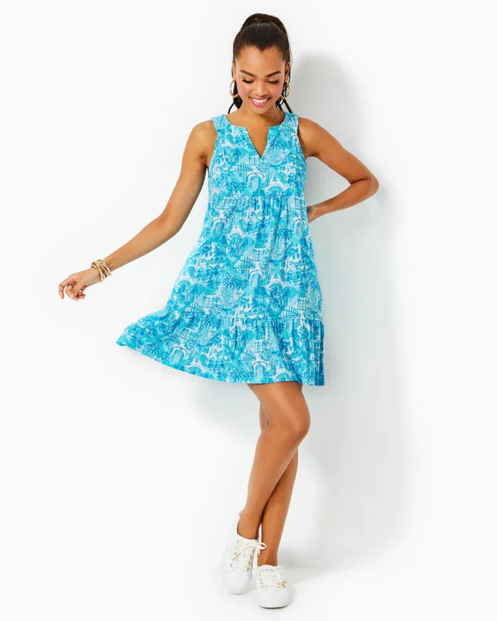 Dresses Women Lilly Pulitzer Geanna Swing Dress Botanical Green Just Wing It Dresses Women Lilly Pulitzer Geanna Swing Dress Botanical Green Just Wing It