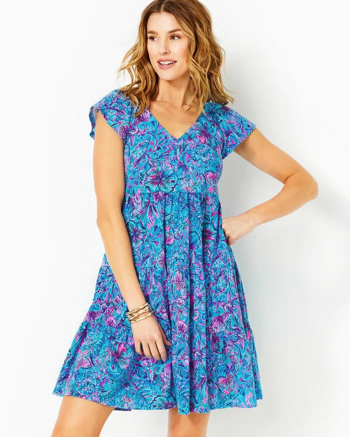 Dresses Women Lilly Pulitzer Geanna Swing Dress Botanical Green Just Wing It Dresses Women Lilly Pulitzer Geanna Swing Dress Botanical Green Just Wing It