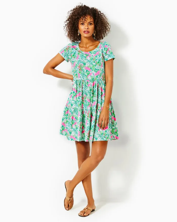 Dresses Women Lilly Pulitzer Geanna Swing Dress Botanical Green Just Wing It Dresses Women Lilly Pulitzer Geanna Swing Dress Botanical Green Just Wing It