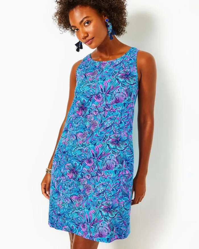 Dresses Women Lilly Pulitzer Geanna Swing Dress Botanical Green Just Wing It Dresses Women Lilly Pulitzer Geanna Swing Dress Botanical Green Just Wing It