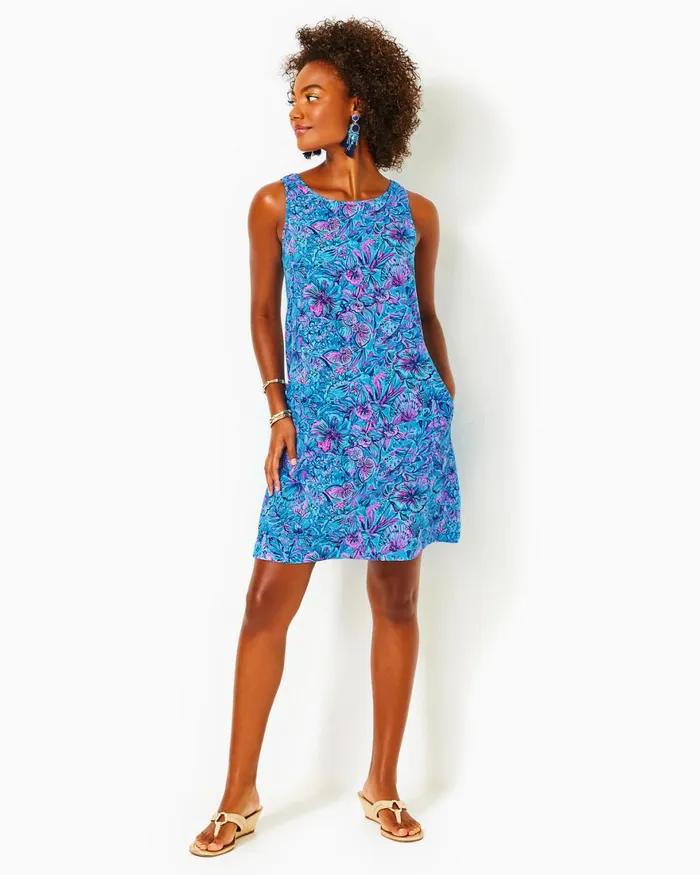 Dresses Women Lilly Pulitzer Geanna Swing Dress Botanical Green Just Wing It Dresses Women Lilly Pulitzer Geanna Swing Dress Botanical Green Just Wing It