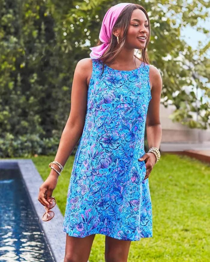 Dresses Women Lilly Pulitzer Geanna Swing Dress Botanical Green Just Wing It Dresses Women Lilly Pulitzer Geanna Swing Dress Botanical Green Just Wing It