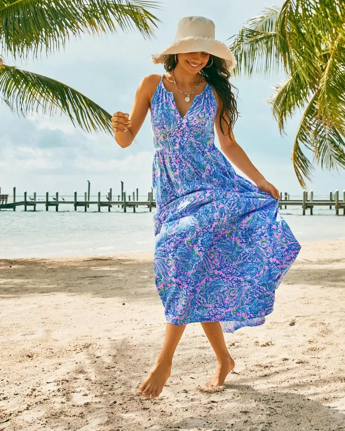 Dresses Women Lilly Pulitzer Geanna Swing Dress Botanical Green Just Wing It Dresses Women Lilly Pulitzer Geanna Swing Dress Botanical Green Just Wing It