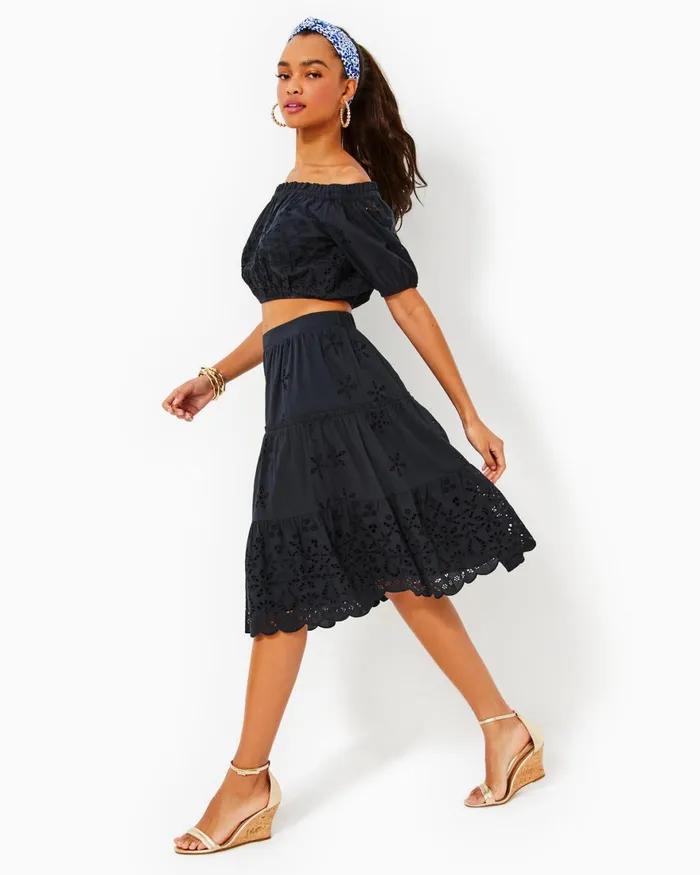 Dresses Women Lilly Pulitzer Parigi Boat Neck Romper Aegean Navy Beach Path Dresses Women Lilly Pulitzer Parigi Boat Neck Romper Aegean Navy Beach Path
