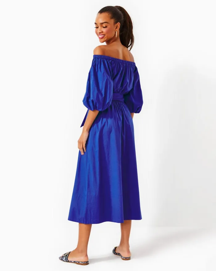 Dresses Women Lilly Pulitzer Parigi Boat Neck Romper Aegean Navy Beach Path Dresses Women Lilly Pulitzer Parigi Boat Neck Romper Aegean Navy Beach Path
