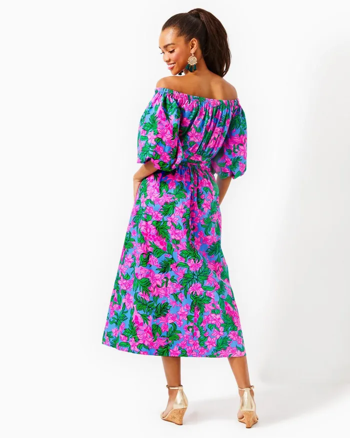 Dresses Women Lilly Pulitzer Parigi Boat Neck Romper Aegean Navy Beach Path Dresses Women Lilly Pulitzer Parigi Boat Neck Romper Aegean Navy Beach Path