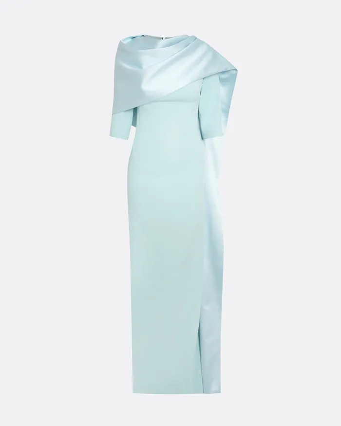 Dresses Women Safiyaa Cosette Baby Blue Long Dress Baby Blue