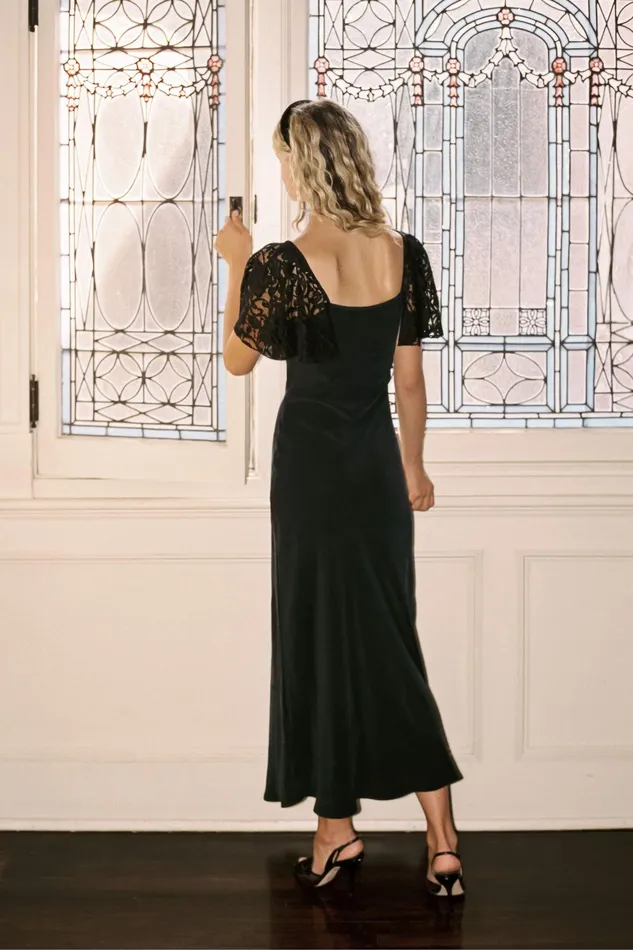 Dresses Women The Carmen Dress Raven Silk Christy Dawn Dresses Women The Carmen Dress Raven Silk Christy Dawn