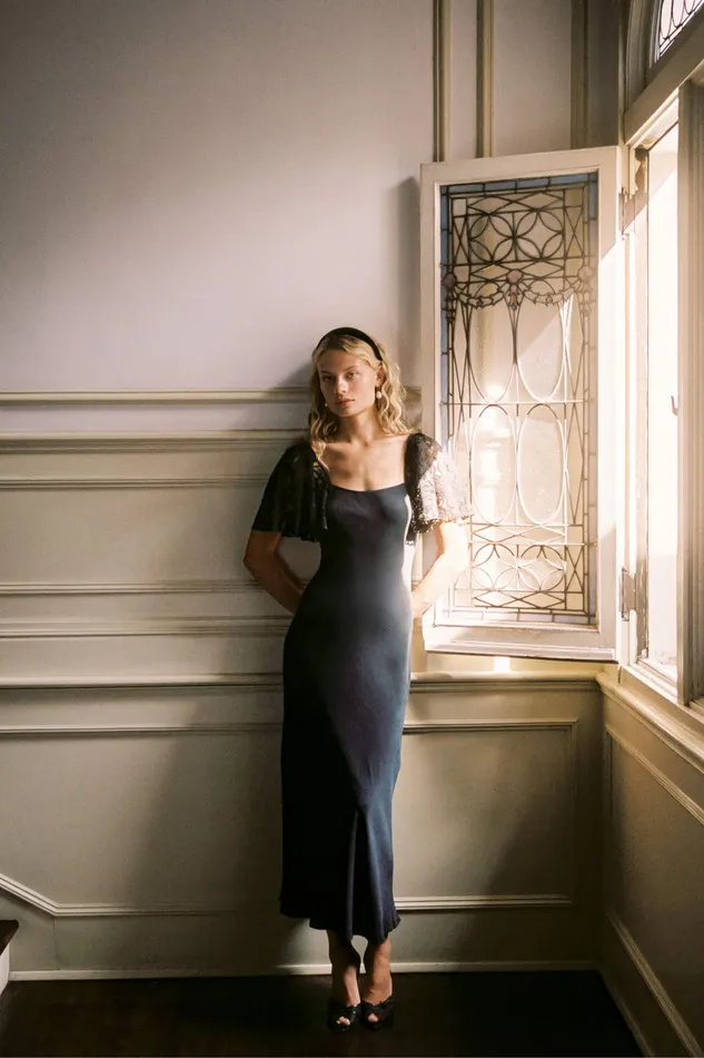 Dresses Women The Carmen Dress Raven Silk Christy Dawn Dresses Women The Carmen Dress Raven Silk Christy Dawn