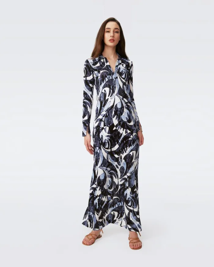 DVF Dresses Women Caprera Dress Huge Serpent Dance