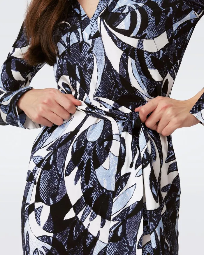 DVF Dresses Women Caprera Dress Huge Serpent Dance