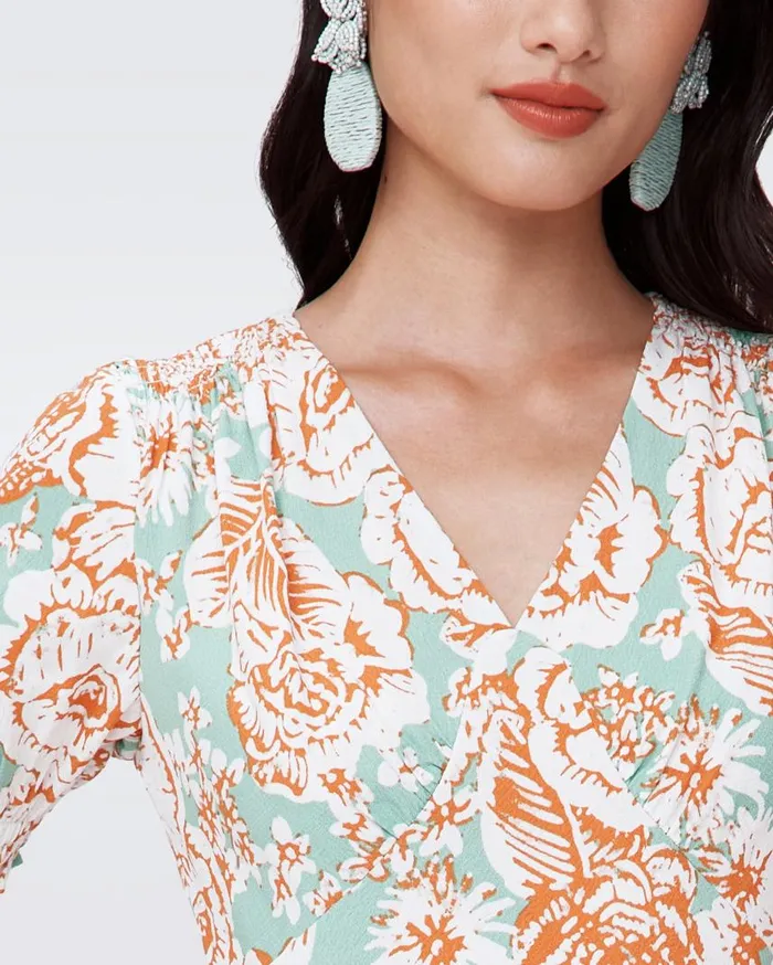 DVF Dresses Women Jemma Dress June Bloom Jade
