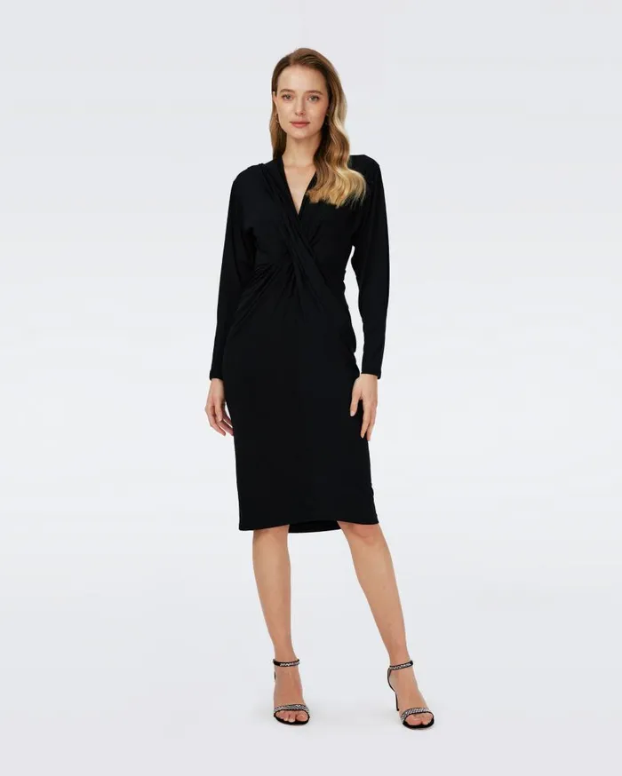 DVF Dresses Women Sylvia Dress Black