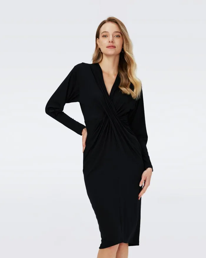 DVF Dresses Women Sylvia Dress Black