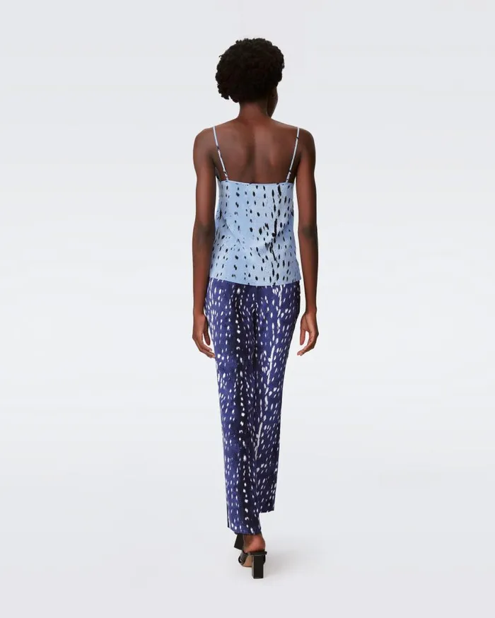 DVF Pants and Shorts Women Glora Pants Fawn Perfect Navy