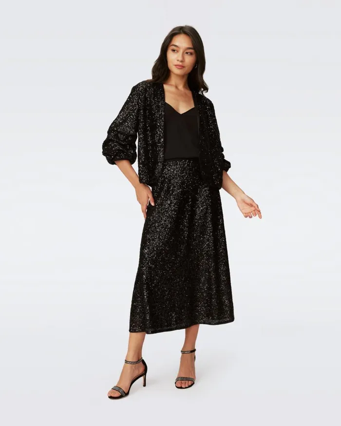 DVF Skirts Women Araminta Skirt Black