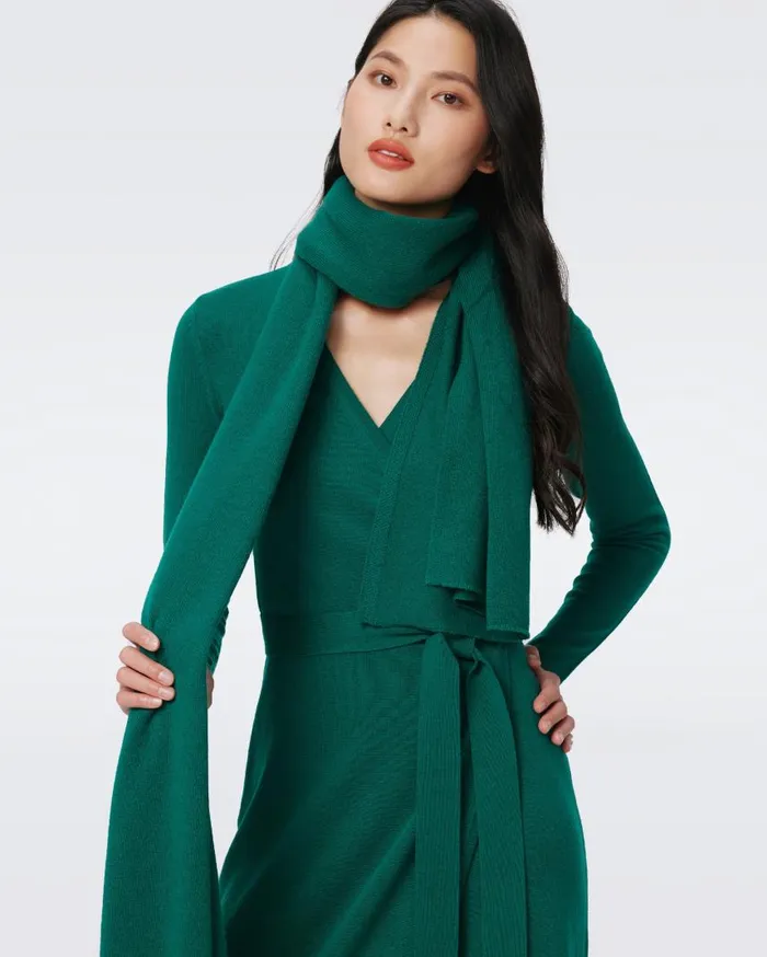 DVF Sweaters and Knits Women Cleo WoolCashmere Scarf Cilantro DVF Sweaters and Knits Women Cleo WoolCashmere Scarf Cilantro