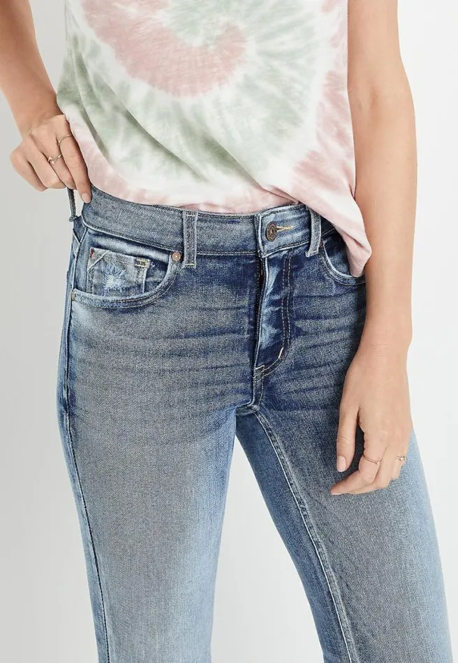 Edgely High Rise Light Cuffed Super Skinny Jean Women Maurices Jeans