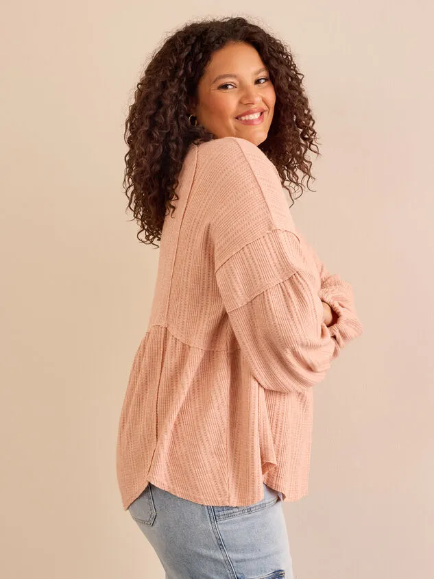 Eilish Babydoll Top Blush Women Altar039d State Tops Eilish Babydoll Top Blush Women Altar039d State Tops