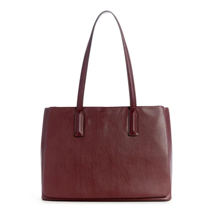 Eliena Triple Compartment Tote Merlot Women Nine West Totes and Backpacks Eliena Triple Compartment Tote Merlot Women Nine West Totes and Backpacks
