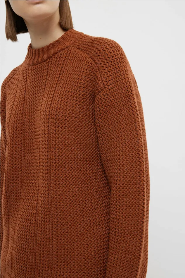 Emilia Wickstead Combey Knit In Caramel Cashfeel Women Knitwear