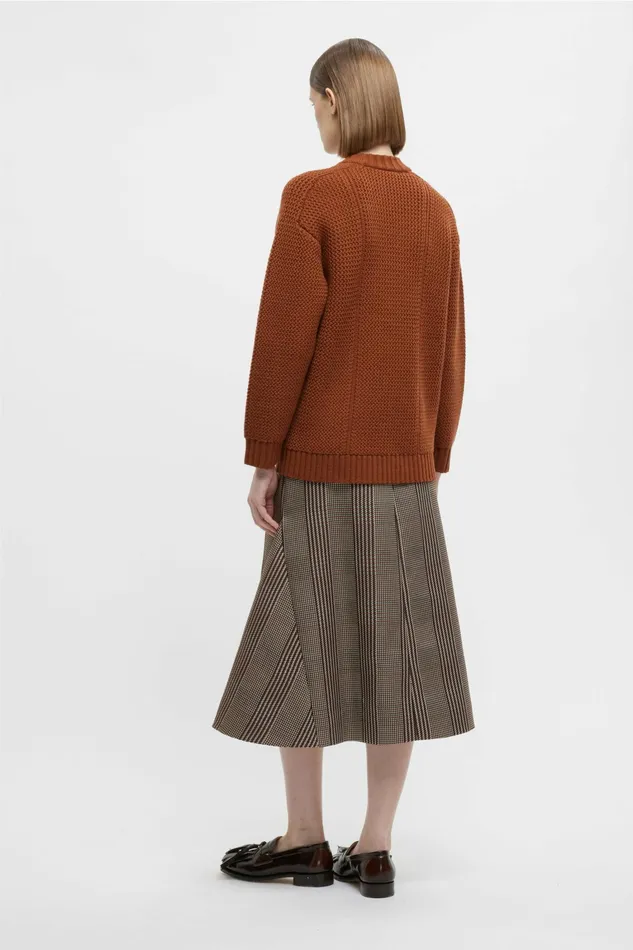 Emilia Wickstead Combey Knit In Caramel Cashfeel Women Knitwear