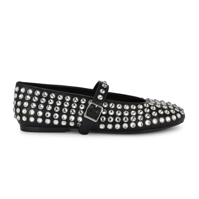 Emmil Mary Jane Flats Black Women Nine West Flats