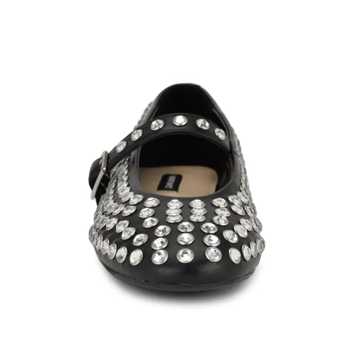 Emmil Mary Jane Flats Black Women Nine West Flats Emmil Mary Jane Flats Black Women Nine West Flats
