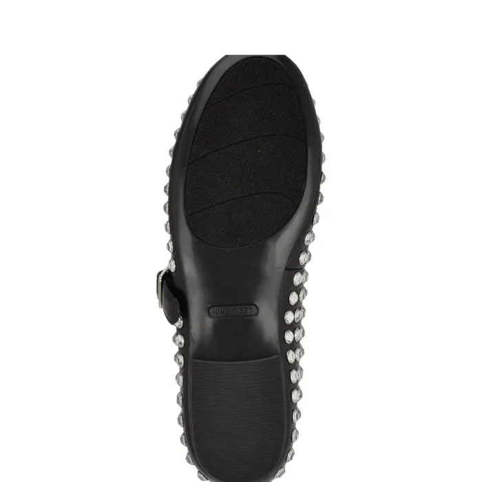 Emmil Mary Jane Flats Black Women Nine West Flats Emmil Mary Jane Flats Black Women Nine West Flats