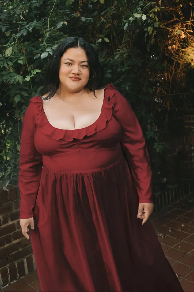 Extended Sizing Women Christy Dawn The Marion Dress Extended Red Dahlia