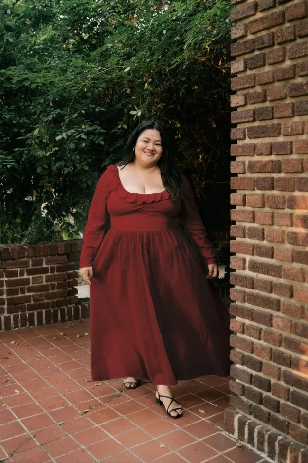 Extended Sizing Women Christy Dawn The Marion Dress Extended Red Dahlia Extended Sizing Women Christy Dawn The Marion Dress Extended Red Dahlia