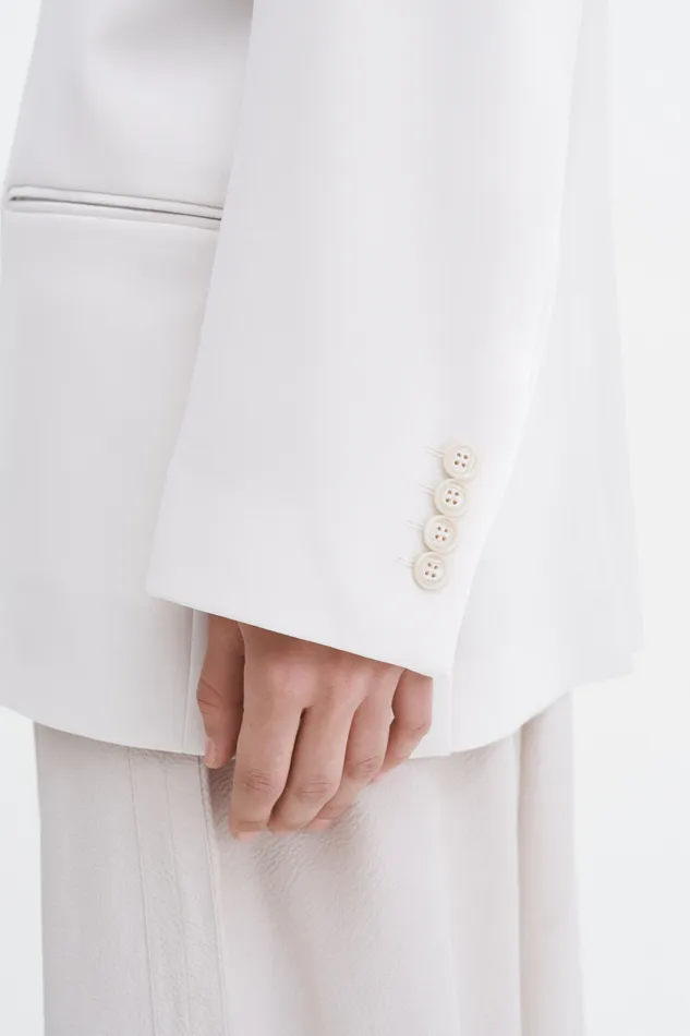 filippak Relaxed Blazer Ivory Women Blazers filippak Relaxed Blazer Ivory Women Blazers