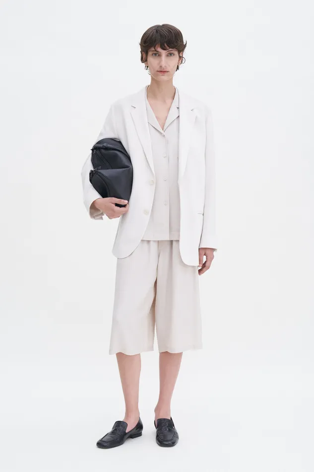 filippak Relaxed Blazer Ivory Women Blazers filippak Relaxed Blazer Ivory Women Blazers