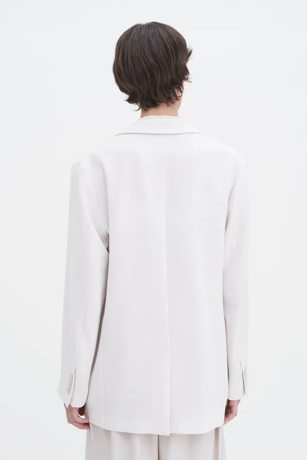 filippak Relaxed Blazer Ivory Women Blazers filippak Relaxed Blazer Ivory Women Blazers