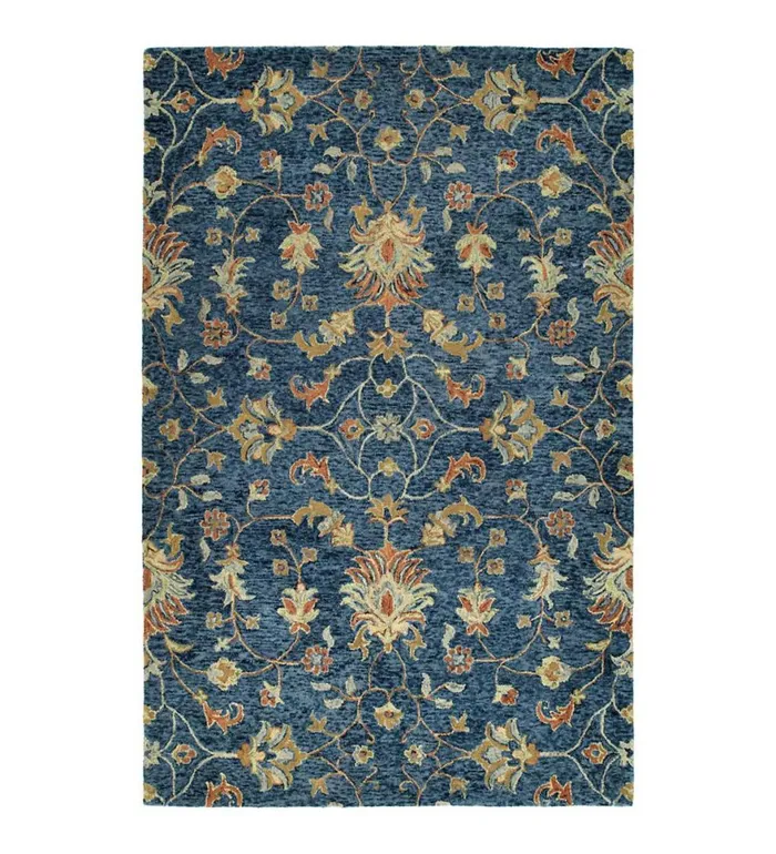 Fireplace and Hearth Carmona Denim Wool Rug 2039 X 3039 8211 Denim Plow and Hearth Hearth Rugs Fireplace and Hearth Carmona Denim Wool Rug 2039 X 3039 8211 Denim Plow and Hearth Hearth Rugs