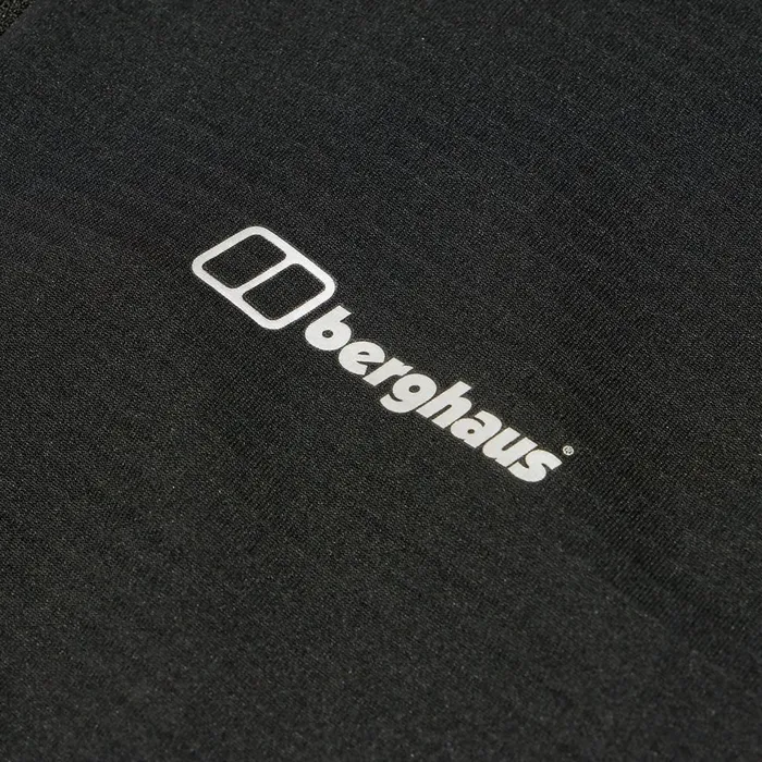 Fleece Men Berghaus Keppla Half Zip Fleece 8211 Black