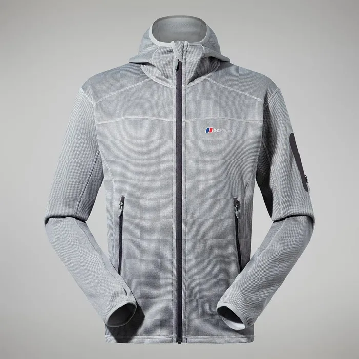 Fleece Men Berghaus Pravitale MTN 20 Hooded Jacket 8211 GreyLight Grey