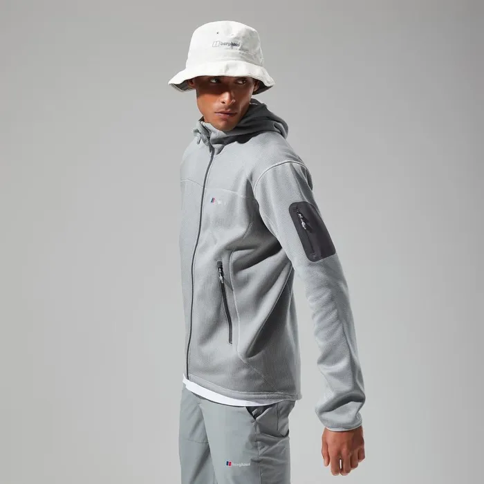 Fleece Men Berghaus Pravitale MTN 20 Hooded Jacket 8211 GreyLight Grey