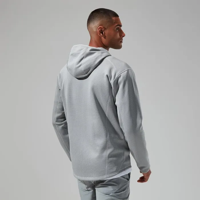 Fleece Men Berghaus Pravitale MTN 20 Hooded Jacket 8211 GreyLight Grey