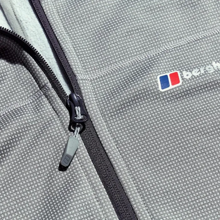 Fleece Men Berghaus Pravitale MTN 20 Hooded Jacket 8211 GreyLight Grey