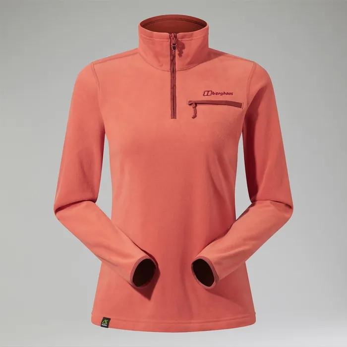 Fleece Women Berghaus Prism 20 Micro Half Zip Polartec Fleece 8211 Red