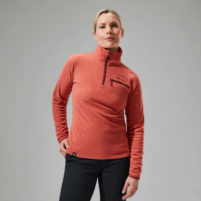 Fleece Women Berghaus Prism 20 Micro Half Zip Polartec Fleece 8211 Red