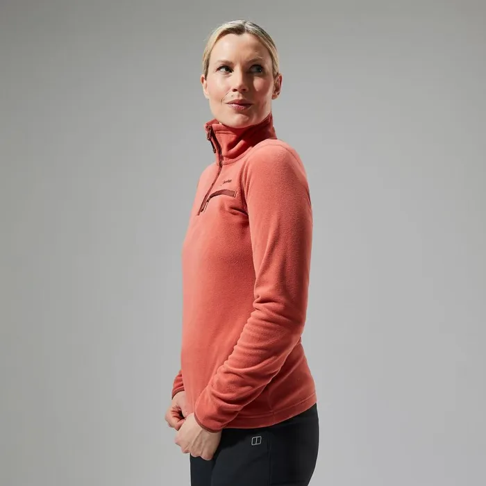 Fleece Women Berghaus Prism 20 Micro Half Zip Polartec Fleece 8211 Red