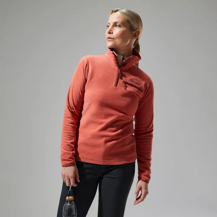 Fleece Women Berghaus Prism 20 Micro Half Zip Polartec Fleece 8211 Red